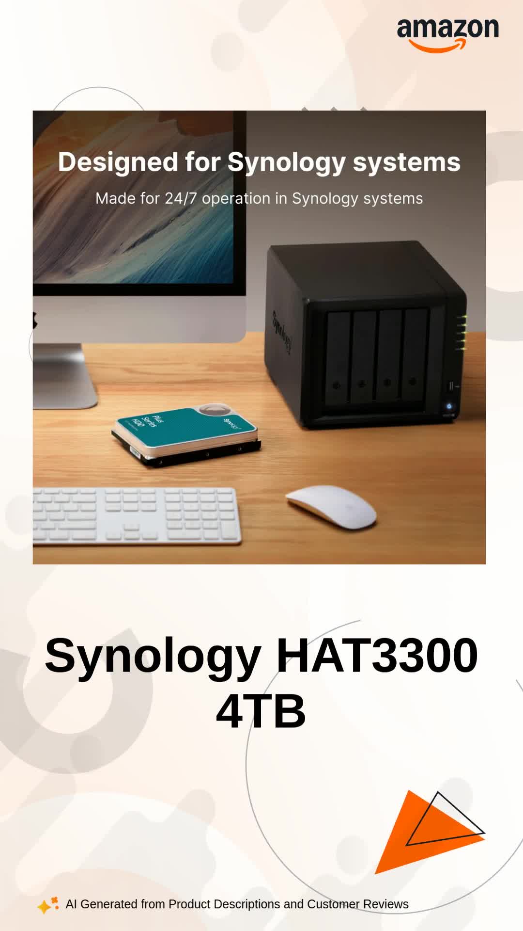 Synology HAT3300 4TB SATA HDD